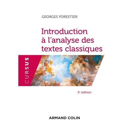 Introduction À L'analyse Des Textes Classiques
