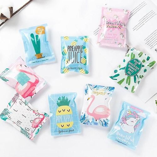Creative Cartoon Portable Mini Reusable Ice Pack Cold Gel Insulated Cooler Bag 