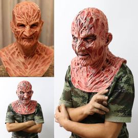 Freddy Krueger Masque En Latex Carnaval Halloween Réaliste Adult Party Effrayant Prop