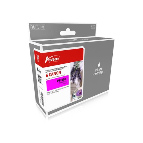 Astar AS15287 Cartouche d'encre Remanufacturée compatible avec Imprimante Canon Magenta