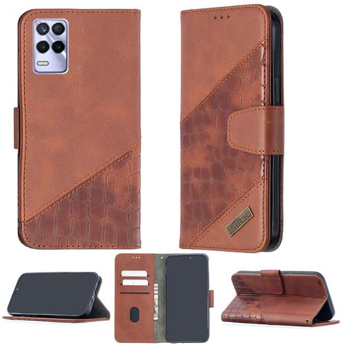 Coque Pour Realme 8i Coque Compatible Avec Realme 8i Coque Etui Housse Case Cover Bf04 Brown