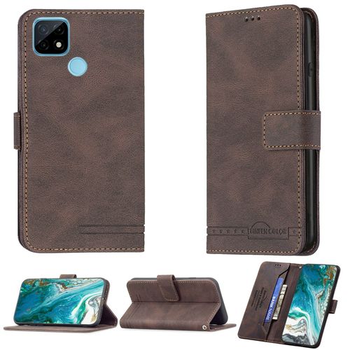 Coque Pour Realme C21 Coque Compatible Avec Realme C21 Coque Etui Housse Case Cover Bf09 Brown