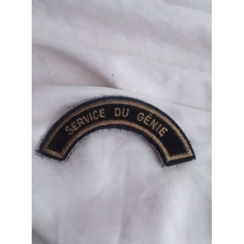 Écusson Bras Service Du Génie Velcro 