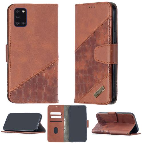 Coque Pour Samsung Galaxy A31 Coque Compatible Avec Samsung Galaxy A31 Coque Etui Housse Case Cover Bf04 Brown