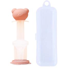 Pipette en Silicone pour aliments liquides, compte gouttes en plastique  pour alimentation de bébé, médicaments, cuillère, Burette, ustensiles pour  nourrissons, 1 pièces de 5ml