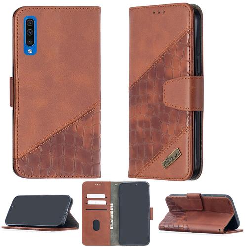 Coque Pour Samsung Galaxy A50 Coque Compatible Avec Samsung Galaxy A50 Coque Etui Housse Case Cover Bf04 Brown