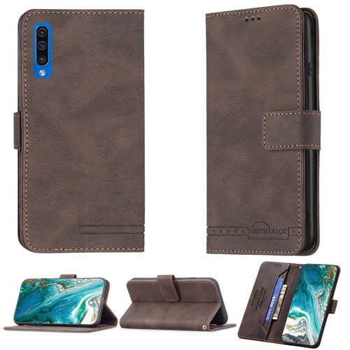 Coque Pour Samsung Galaxy A50 Coque Compatible Avec Samsung Galaxy A50 Coque Etui Housse Case Cover Bf09 Brown