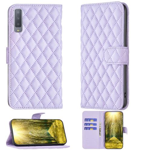 Coque Pour Samsung Galaxy A7 (2018) Coque Compatible Avec Samsung Galaxy A7 (2018) Coque Etui Housse Case Cover Purple