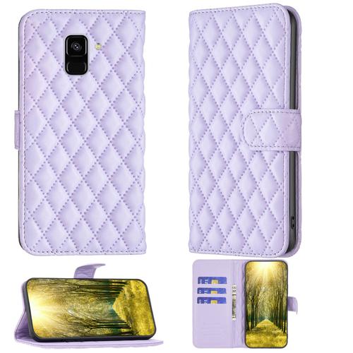 Coque Pour Samsung Galaxy A8 2018 Coque Compatible Avec Samsung Galaxy A8 2018 Coque Etui Housse Case Cover Purple