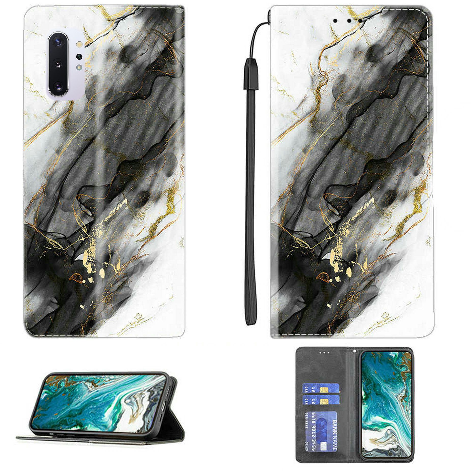 Coque Pour Samsung Galaxy Note10+ Plus 5g Coque Compatible A...