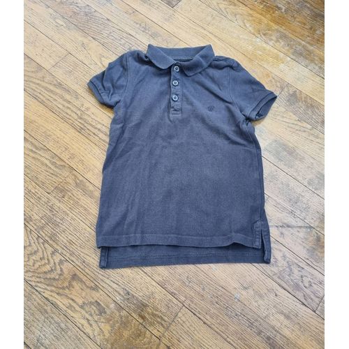Polo Manche Courte Noir Kiabi Taille 4 Ans