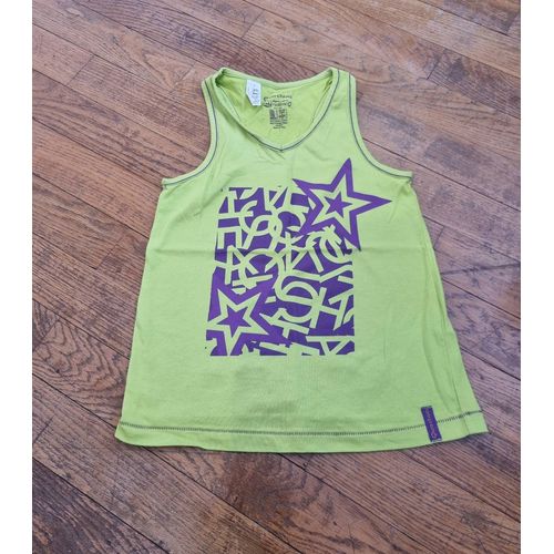 Débardeur Sport Fille Vert Fluo Et Violet Quechua Taille 6ans