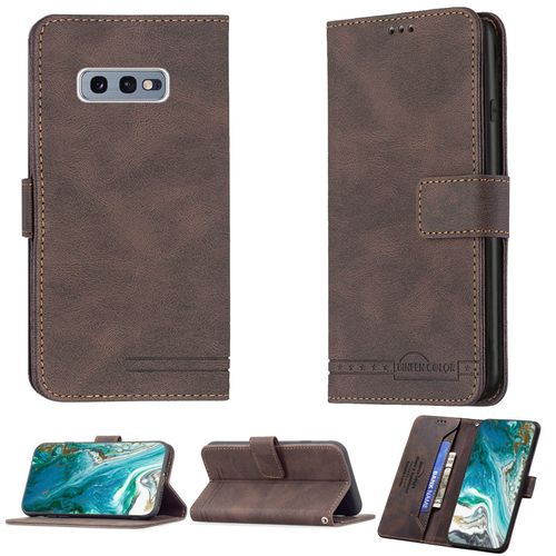 Coque Pour Samsung Galaxy S10e Coque Compatible Avec Samsung Galaxy S10e Coque Etui Housse Case Cover Bf09 Brown