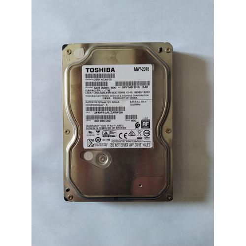 Disque dur Toshiba SATA 1 To HDKPC03H2A01