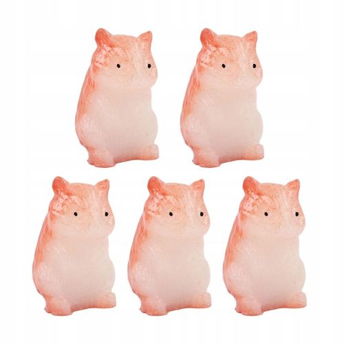 Figurine De Hamster En Résine De Maison De Poupée 30pcs