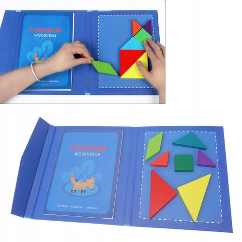 Tangram Game Logic Puzzle Blocs Magnétiques