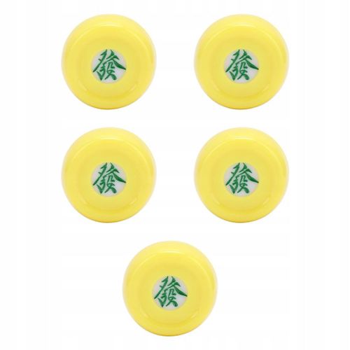 5 Pcs Mahjong Dés Caracteres Chinois Du Nord