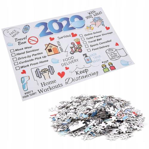 Puzzle 1000 Pieces Remember 2020 Bienvenue Dans Le Jeu 2021