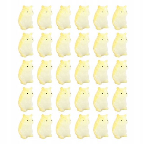 Figurine De Hamster En Résine De Maison De Poupée 30pcs