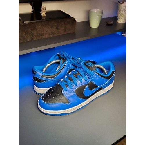 Nike Dunk Low Hyper Cobalt En Cuir Bleu Foncé Et Noir Basket 44 Eu / 10 Us Homme Et Femme