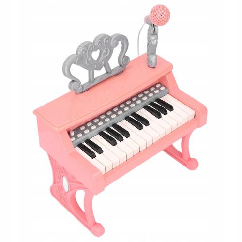 Mini piano électronique à 26 touches, jeu de simulation, jouet musical,  pratique, noir, rose, cadeau de