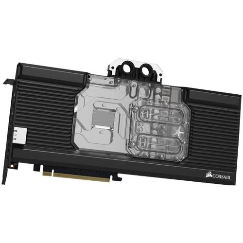 CORSAIR Hydro X Series XG7 RGB 20-SERIES - Video card GPU liquid cooling system waterblock - base en cuivre plaqué nickel - noir