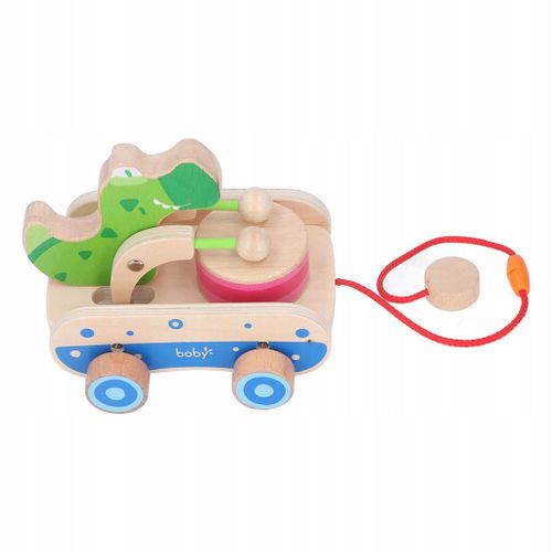 Jouet A Tirer Tambour Battant Crocodile Pour
