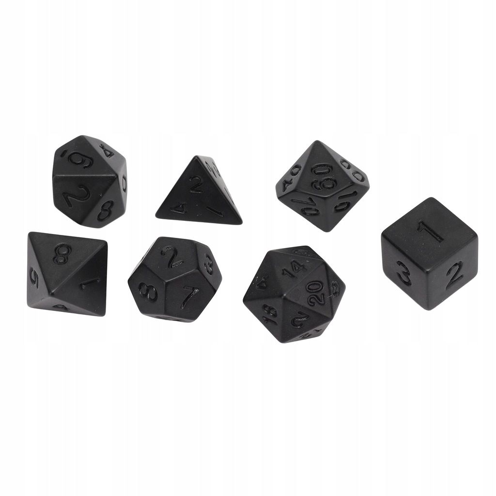 14 Pieces Ds Polydriques Noir - 5