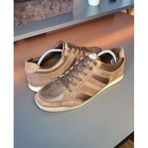 Denim Side Chaussure Marron En Cuir Basket 43 Eu / 9.5 Us Pour Homme Et Femme Basket
