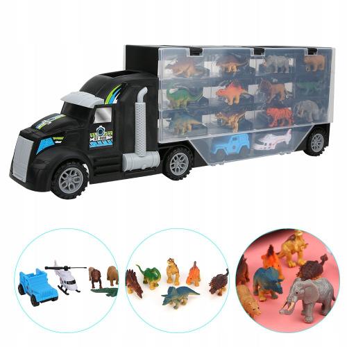 Camion transporteur d'animaux avec glissiere