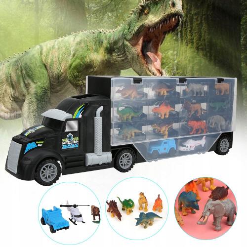 Camion transporteur d'animaux avec glissiere