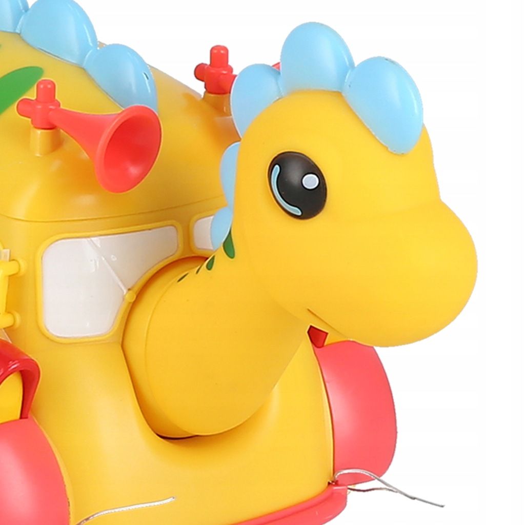 Jouets De Bus De Dinosaure Cartoon Light Early Education - 7