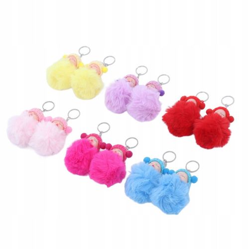 12 pieces porte-clés pendentif bébé endormi