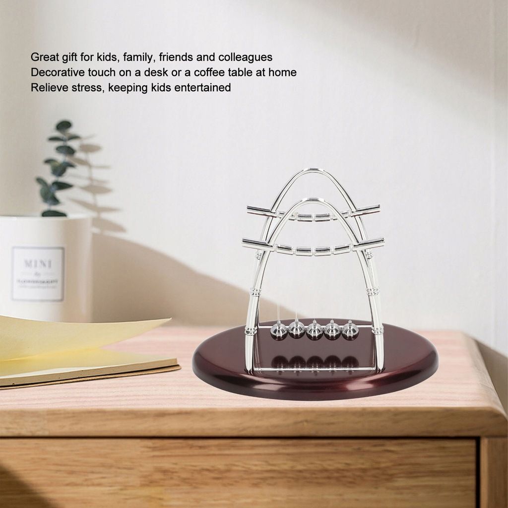 Cradle Balance Balls Science Physique Gadget Bureau - 5