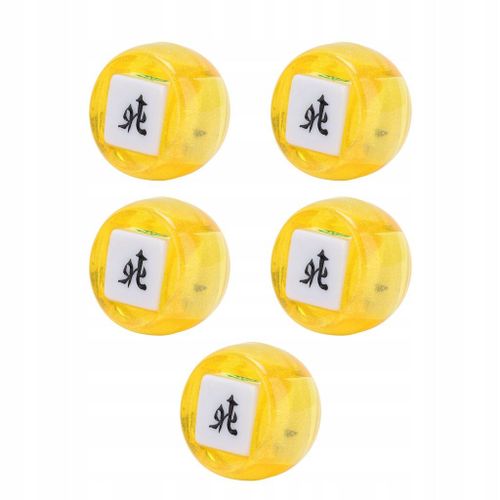 5 Pcs Mahjong Dés Caracteres Chinois Du Nord