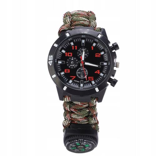 Bracelet De Montre Tactique De Survie 6en1