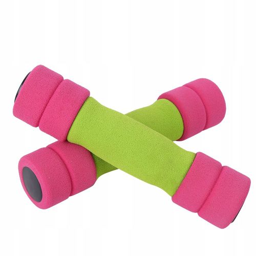 Halteres Portatives En Mousse Pour Femmes De 6 Lb