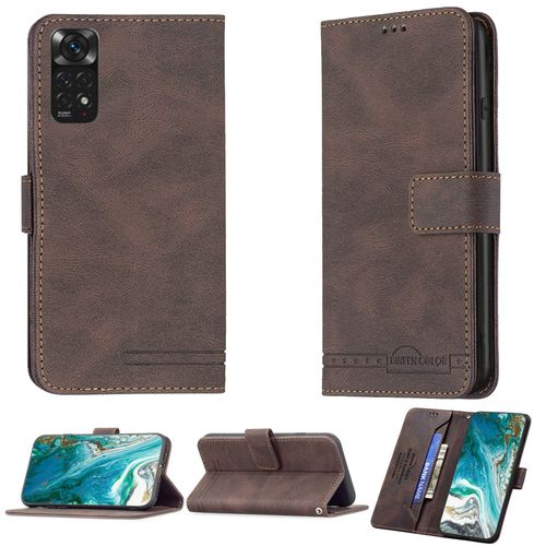 Coque Pour Xiaomi Redmi Note 11s Coque Compatible Avec Xiaomi Redmi Note 11s Coque Etui Housse Case Cover Bf09 Brown