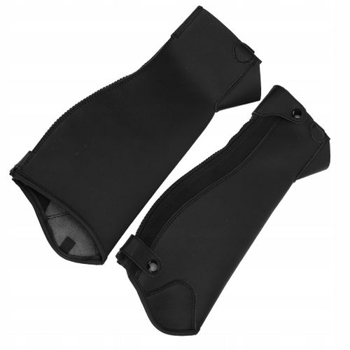 Demi-Chaps En Cuir Pu Super Fibre Équitation