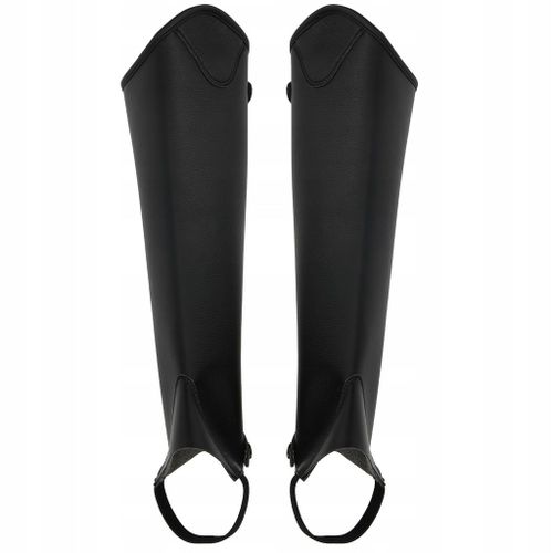 Demi-Chaps En Cuir Pu Super Fibre Équitation