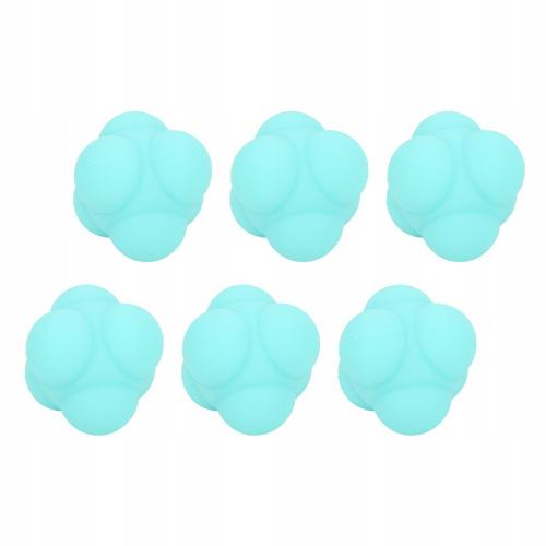 6pcs Hex Response Silicone Speed Ball