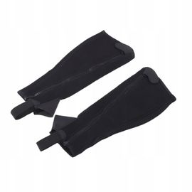 2 Pieces Demi-Chaps En Filet Élastique Noir