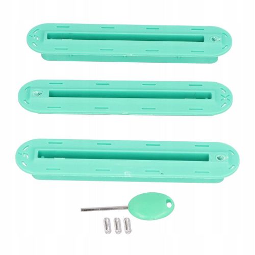 3 Pieces/Ensemble Planche De Surf Gouvernail Rainure Plastique