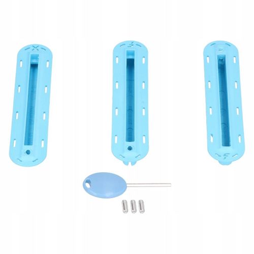 3 Pieces/Ensemble Planche De Surf Gouvernail Rainure Plastique