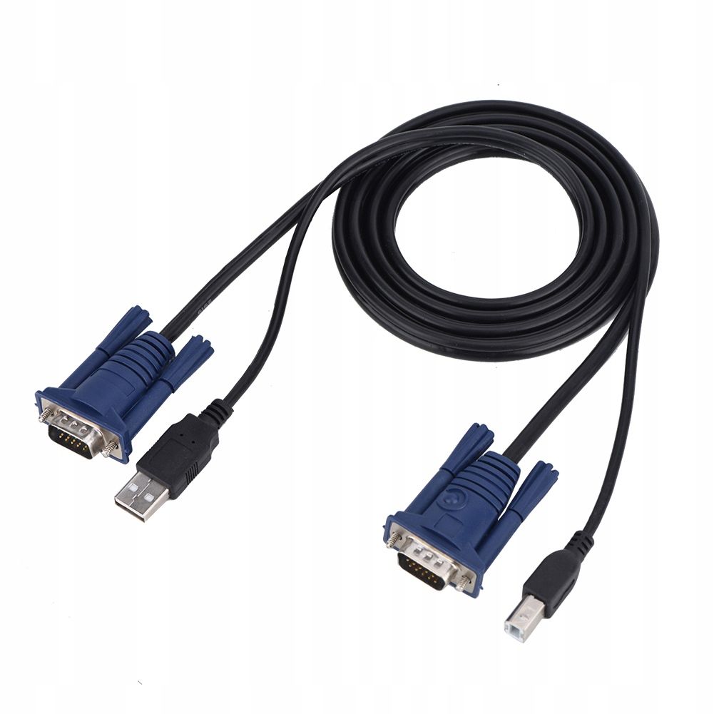 Cble de commutation KVM 1,4 m USB 2.0