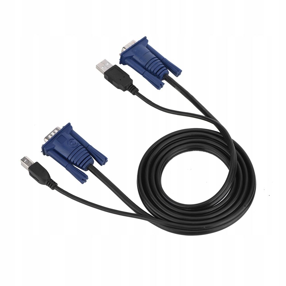 Cble de commutation KVM 1,4 m USB 2.0 - 4