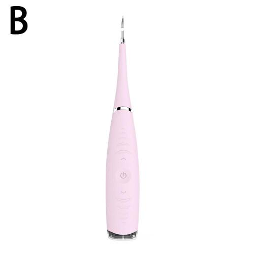 Rose Dissolvant De Tartre Dentaire Électrique Ultrasonique, Appareil Professionnel Pour Nettoyer Les Dents, Blanchir Les Taches Blanc