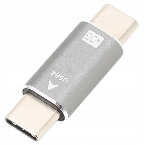 Adaptateur Type-C Mâle a Mâle 40 Gbps Rapide
