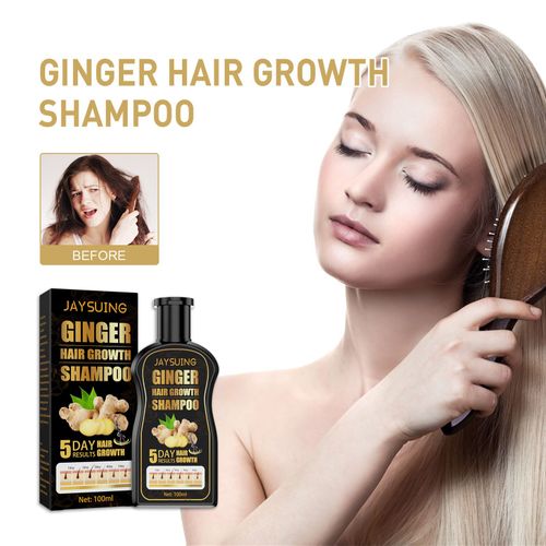 Shampooing De Soin Des Cheveux Au Gingembre Rafra?Chissant Antipelliculaire Cheveux Solides Cheveux Denses Hydratant Doux Shampooing Moelleux 