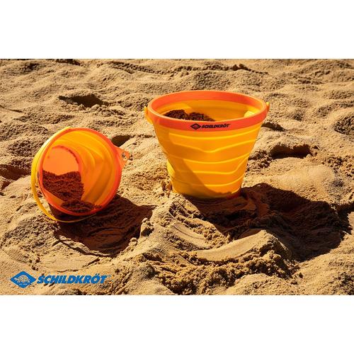 Schildkröt-Funsports Pliant, Seau De Plage Et De Jeu Pliable Qui Prend Peu De Place, Ø20 Cm, Volume De 2 Litres, 970240, Aqua